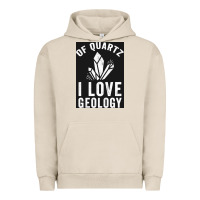Pigment French Oak of quartz i love geology Urban Hoodie - lanVoArt
