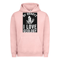 Pigment Salmon of quartz i love geology Urban Hoodie - lanVoArt