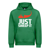 Emerald just sweep it! funny curling sports gift hoodie Urban Hoodie - lanVoArt