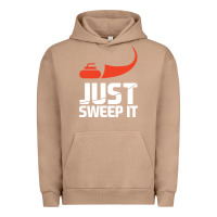 Pigment Burro just sweep it! funny curling sports gift hoodie Urban Hoodie - lanVoArt