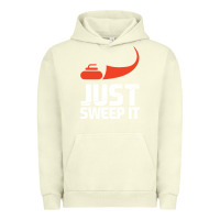 Pigment Pistachio just sweep it! funny curling sports gift hoodie Urban Hoodie - lanVoArt