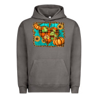 Pigment Tornado fall pumpkins and sunflowers heart Urban Hoodie - BarkalooDesign