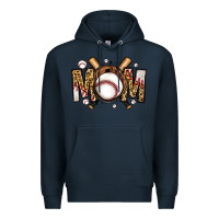 Navy baseball mom Premium Hoodie - Jasminsmagicworld