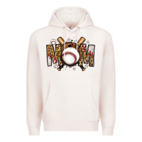 Pale Pink baseball mom Premium Hoodie - Jasminsmagicworld