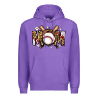 Purple baseball mom Premium Hoodie - Jasminsmagicworld