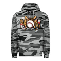 Slate Camo baseball mom Premium Hoodie - Jasminsmagicworld