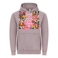 Vintage Zinc life is what you bake it with cowhide Vintage Hoodie - TumblerDesignByShophia