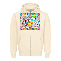 Sandshell The Pool Is My Happy Place Zipper Hoodie - CowhideDigitalArt