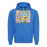 True Royal The Pool Is My Happy Place Zipper Hoodie - CowhideDigitalArt