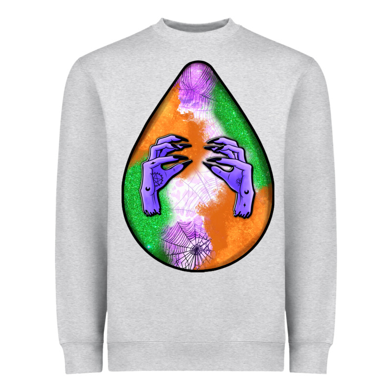 Halloween Hands Teardrop Heavyweight Sweatshirt by BundleAndBundleShop | Teevron