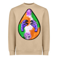 Mushroom halloween hands teardrop Heavyweight Sweatshirt - BundleAndBundleShop