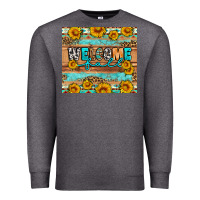 Charcoal Heather Welcome fall Premium Sweatshirt - Artiststas