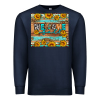 Navy Welcome fall Premium Sweatshirt - Artiststas