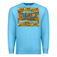 Ocean Blue Welcome fall Premium Sweatshirt - Artiststas