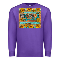 Purple Welcome fall Premium Sweatshirt - Artiststas