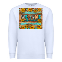 White Welcome fall Premium Sweatshirt - Artiststas
