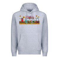 Heather Grey battery life of a teacher libbey glass Premium Hoodie - BundleAndBundleShop