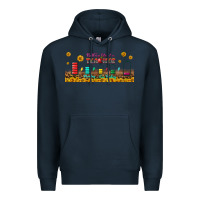 Navy battery life of a teacher libbey glass Premium Hoodie - BundleAndBundleShop