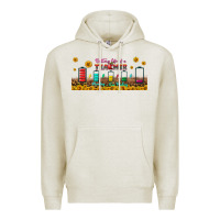 Oatmeal Heather battery life of a teacher libbey glass Premium Hoodie - BundleAndBundleShop