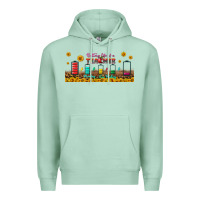 Seafoam battery life of a teacher libbey glass Premium Hoodie - BundleAndBundleShop