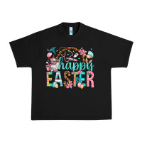 Black Happy Easter Nurse Easter Day Urban Heavy Tee - HowdyJamesFarm