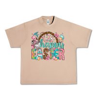 Burro Happy Easter Nurse Easter Day Urban Heavy Tee - HowdyJamesFarm
