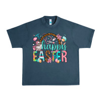 Midnight Navy Happy Easter Nurse Easter Day Urban Heavy Tee - HowdyJamesFarm