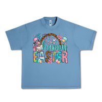 Pebble Blue Happy Easter Nurse Easter Day Urban Heavy Tee - HowdyJamesFarm