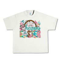 Pistachio Happy Easter Nurse Easter Day Urban Heavy Tee - HowdyJamesFarm