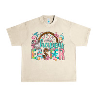 Sandshell Happy Easter Nurse Easter Day Urban Heavy Tee - HowdyJamesFarm