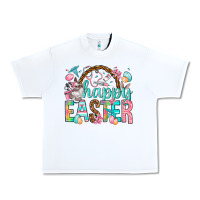 White Happy Easter Nurse Easter Day Urban Heavy Tee - HowdyJamesFarm