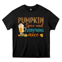 Black pumpkin spice and everything nice Heavy Core Tee - BundleAndBundleShop
