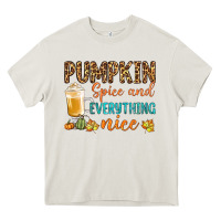 Pumpkin Spice And Everything Nice Heavy Core Tee | Teevron