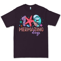 Plum 100 mermazing days Premium Tee - Artiststas