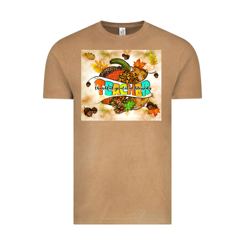 Fall Teacher Pumpkin Vintage Tee by TumblerDesignByShophia | Teevron