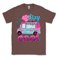 Chestnut Stay cool with ice cream van summer Classic Tee - NancyCooperArtShop