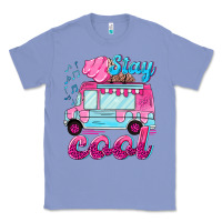Colony Blue Stay cool with ice cream van summer Classic Tee - NancyCooperArtShop
