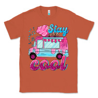 Copper Stay cool with ice cream van summer Classic Tee - NancyCooperArtShop