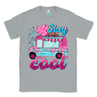 Heather Grey Stay cool with ice cream van summer Classic Tee - NancyCooperArtShop