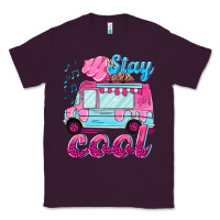 Plum Stay cool with ice cream van summer Classic Tee - NancyCooperArtShop
