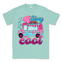 Seafoam Stay cool with ice cream van summer Classic Tee - NancyCooperArtShop