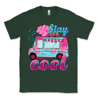 Sports Green Stay cool with ice cream van summer Classic Tee - NancyCooperArtShop
