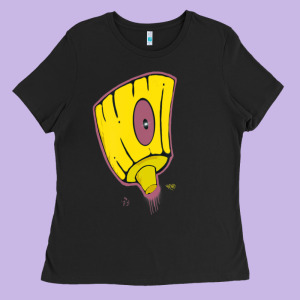 Hot Trend Graffiti Spray Paint Tip Art Street Art Urban 80s 90s Hiphop Ladies Tee Designed By Lanvoart