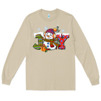 Mushroom christmas joy snowman Long Sleeve Tee - CowGirlArtShop