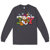 Smoke christmas joy snowman Long Sleeve Tee - CowGirlArtShop