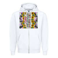 White happy easter Zipper Hoodie - CowhideDigitalArt