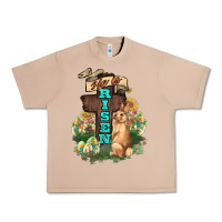 Burro He is risen Bunny Cross Easter Day Urban Heavy Tee - HowdyJamesFarm