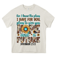 Cream for i know the plans i have for you plans to give you hope and a futur Heavy Core Tee - JahusDesignShop