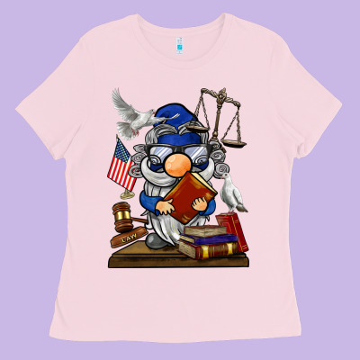 Judge  Gnome Ladies Tee Designed By Barkaloodesign