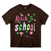 Chocolate Brown Back To School Heavy Core Tee - BundleAndBundleShop